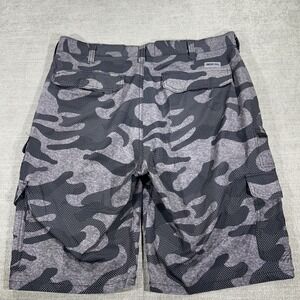 Iron Co Cargo Shorts Mens 36 Grey‎ Camo Excellent Tactical Multi-Pocket Utility